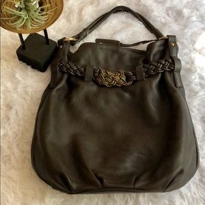 Aqua Madonna Italian Bucket/ Shoulder Bag - USED
